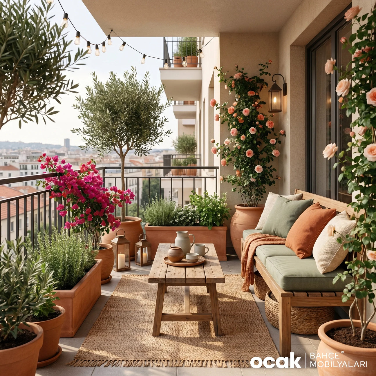 2026 Balkon Mobilyası Trendleri: Popüler Renkler ve Malzemeler