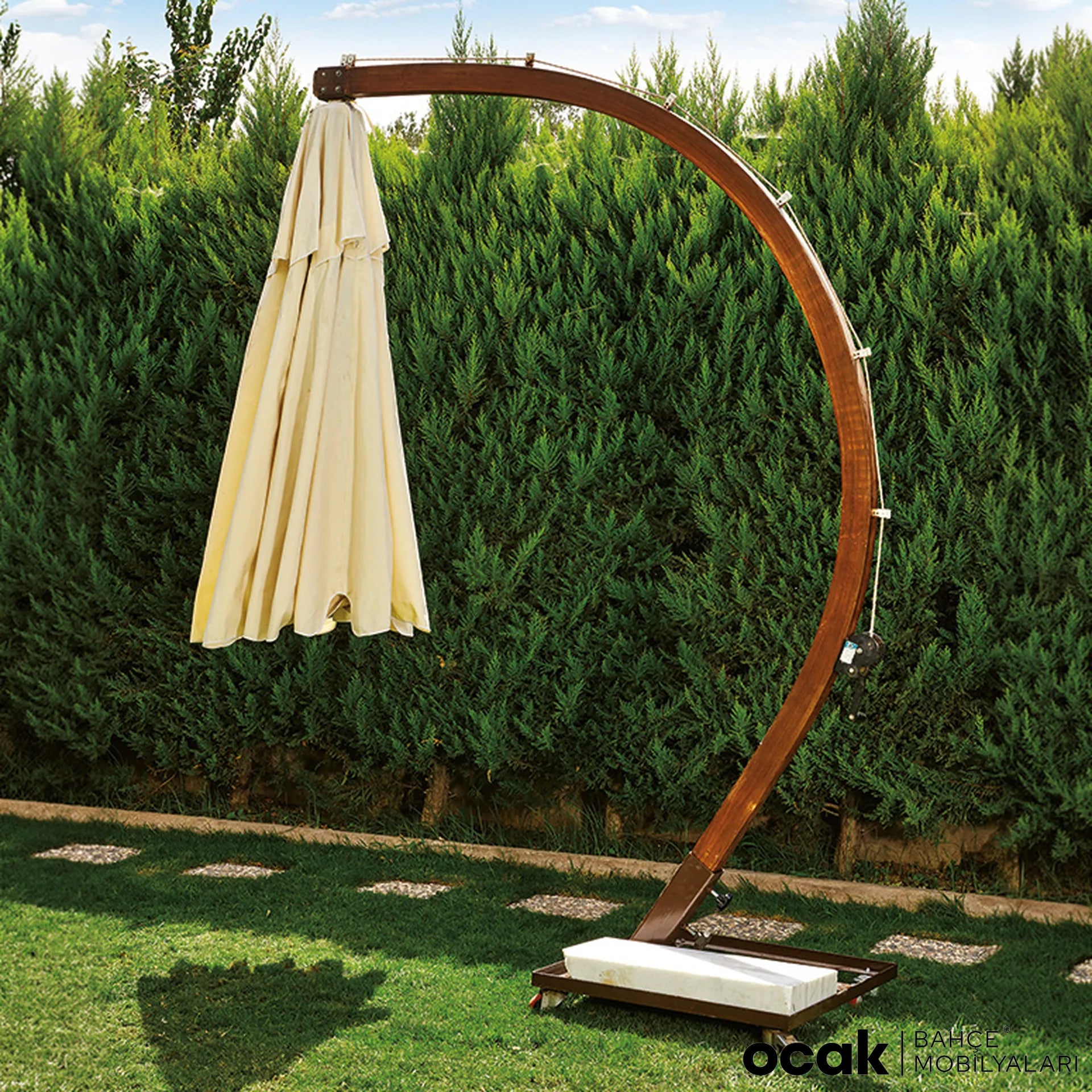 AHŞAP ŞEMSİYE 3 METRE