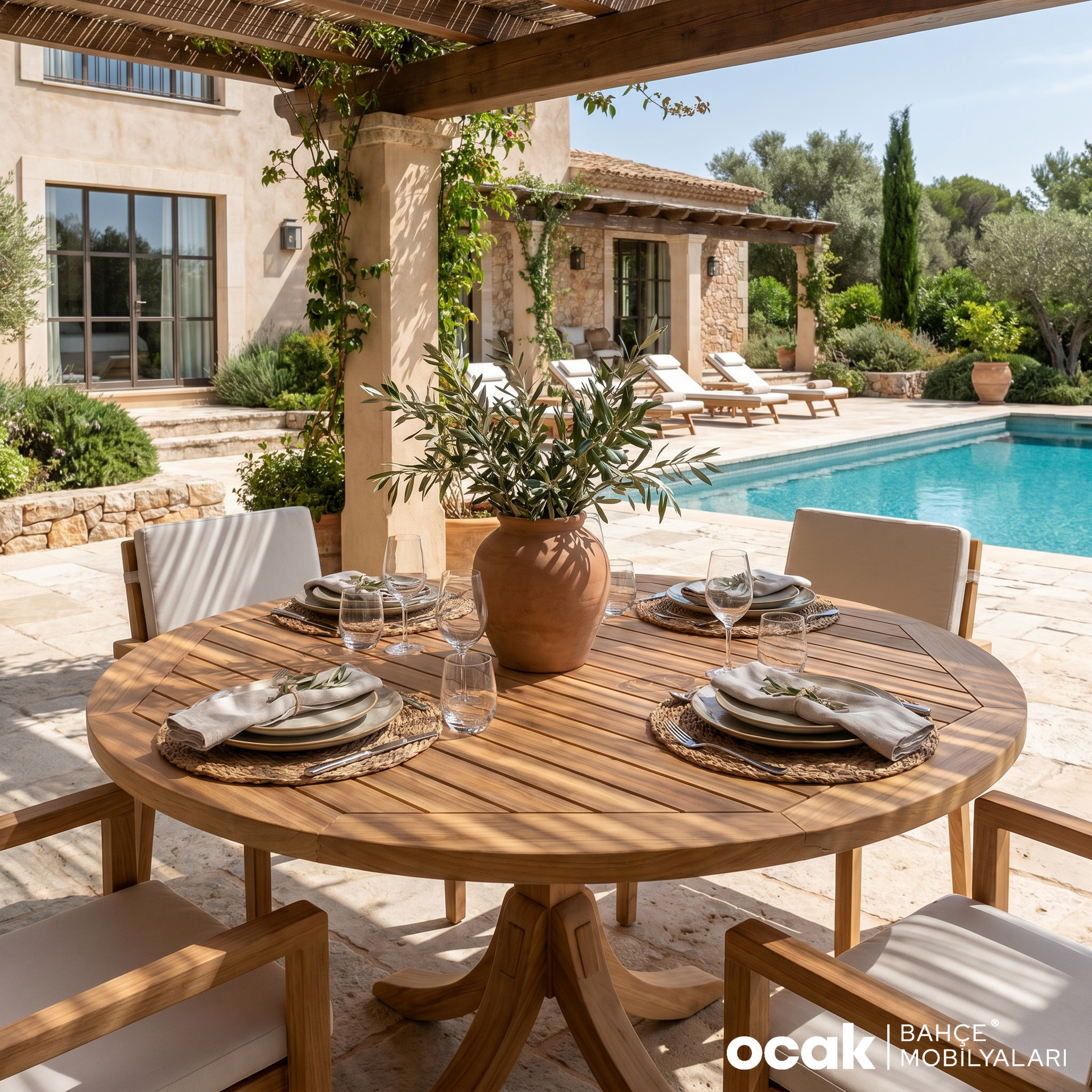 IROKO DUBAI MASA 130 Ø CM