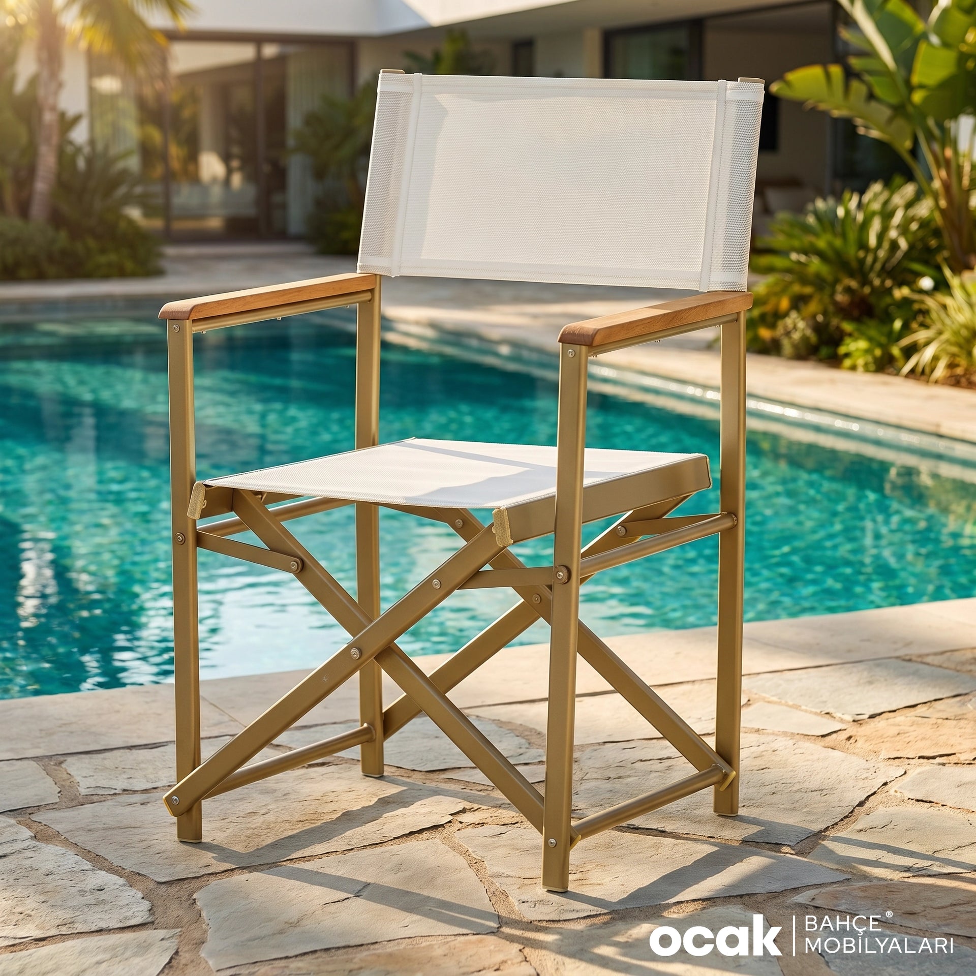 ANODIZED DIRECTOR'S CHAIR