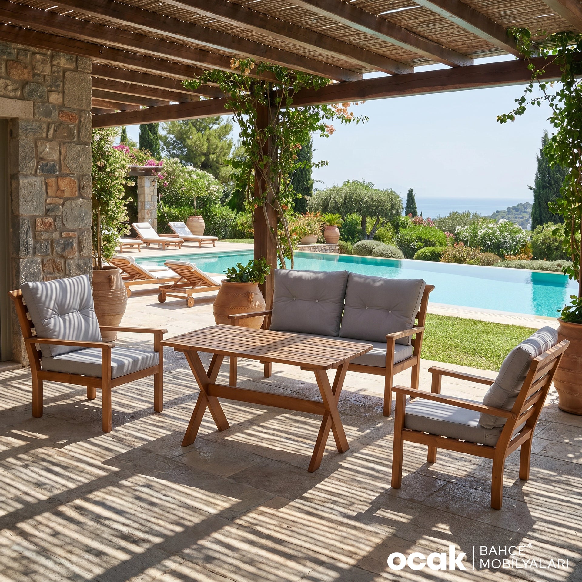 KESTANE SOFIA SET - 2+1+1+SEHPA - MİNDERLİ