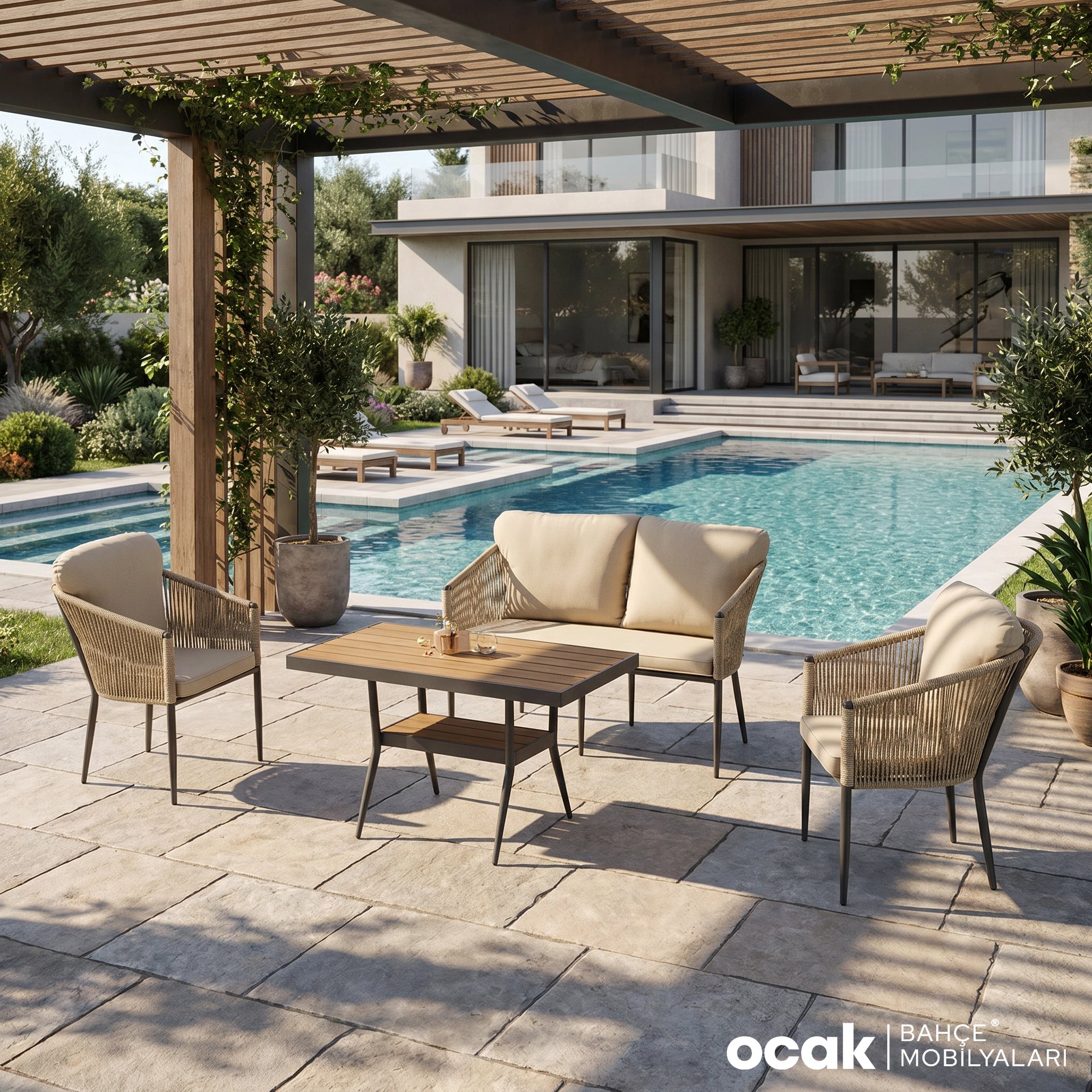 Twist Rattan Set